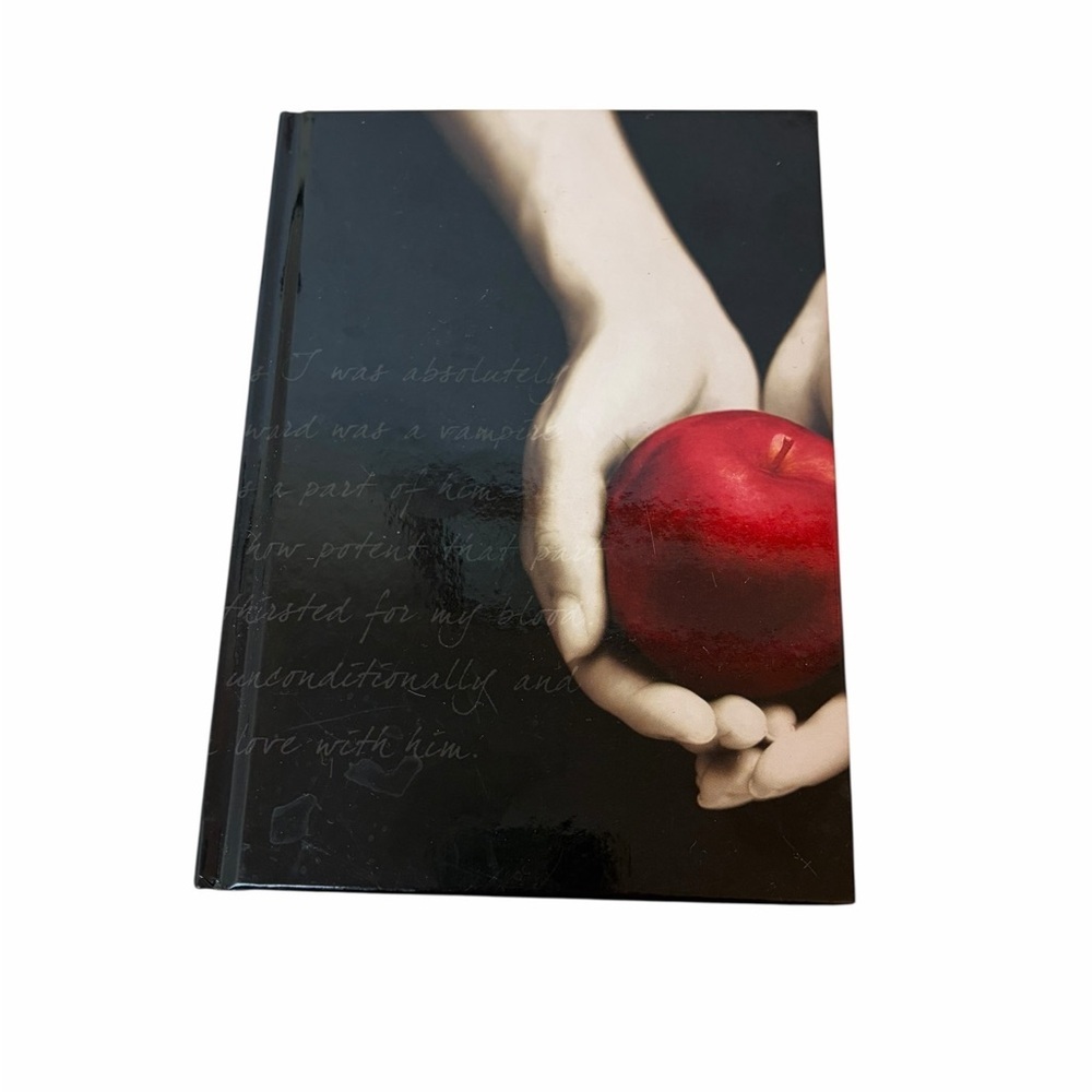 Twilight Apple Cover Hardcover Journal Vampire Aesthetic Notebook